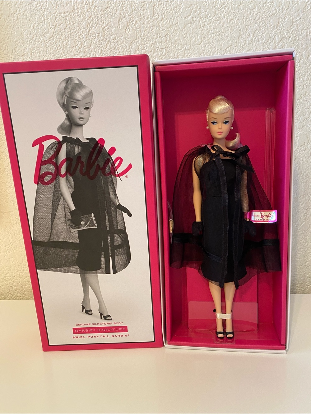 NRFB Swirl Ponytail Silkstone Barbie Doll 2024